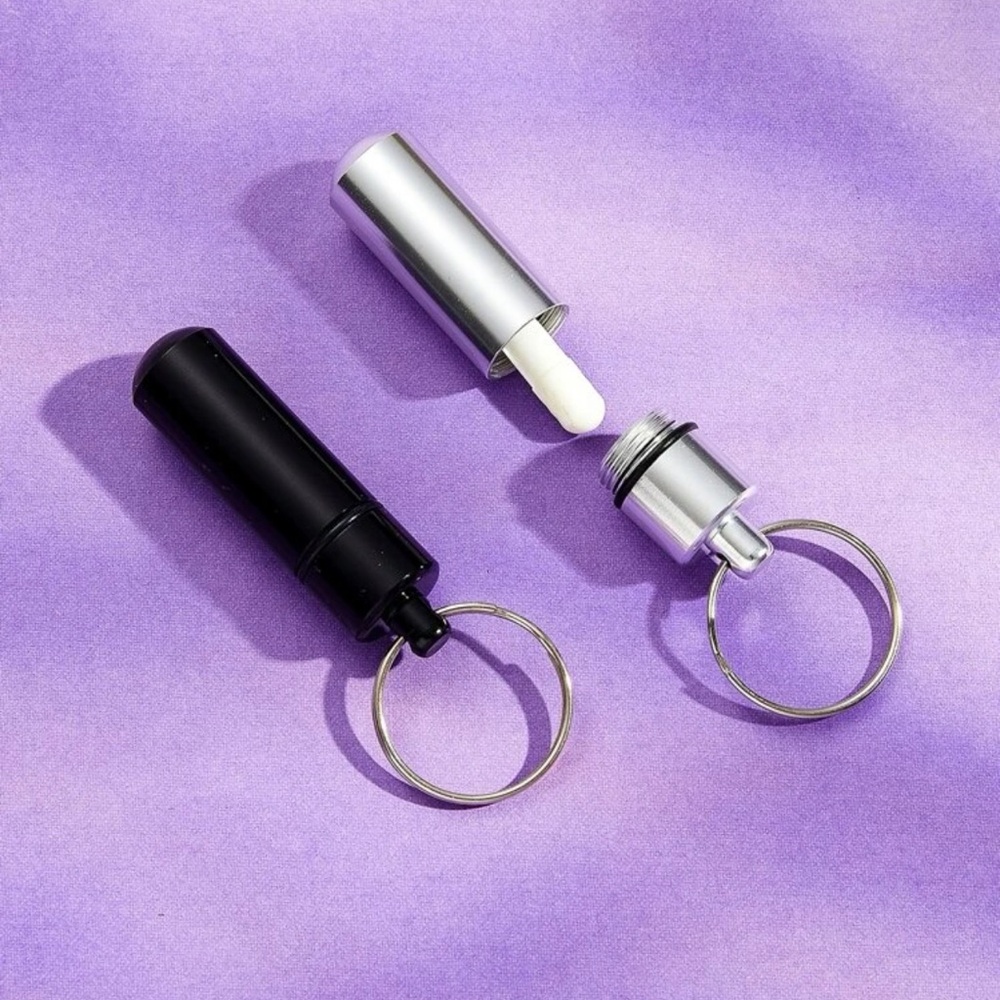 Two piece set key chain storage. New.